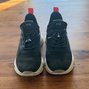 Steve Madden Black and White Women's Sneakers